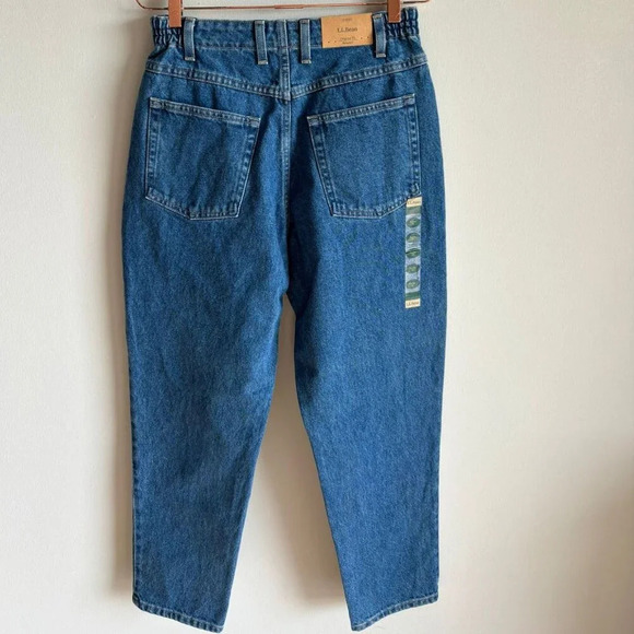L.L Bean Womens Original Fit Relaxed Jeans Denim Blue Size 10 - Picture 13 of 13